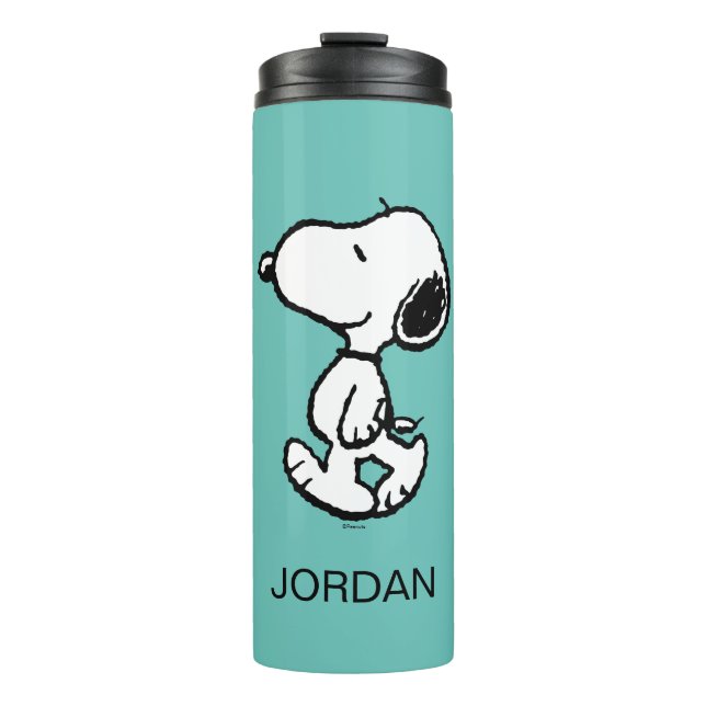 Snoopy Classic Comics | Add Your Name Thermal Tumbler (Front)