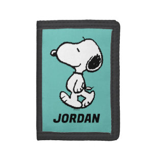 Snoopy Classic Comics Add Your Name Trifold Wallet