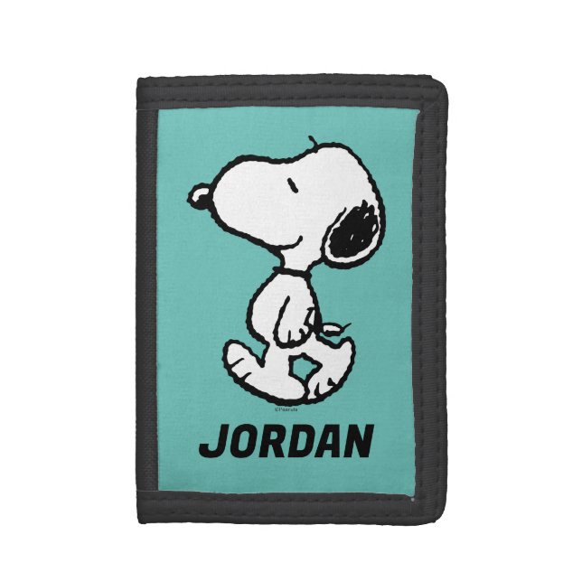 Snoopy Classic Comics | Add Your Name Trifold Wallet (Front Vertical)