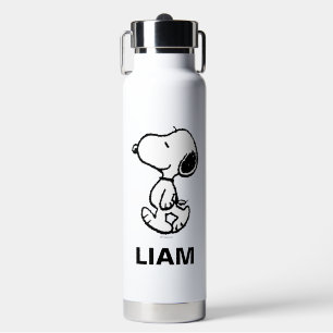 Snoopy Classic Comics Add Your Name Water Bottle