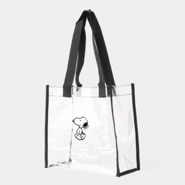 Snoopy Classic Comics Clear Tote Bag (Left)