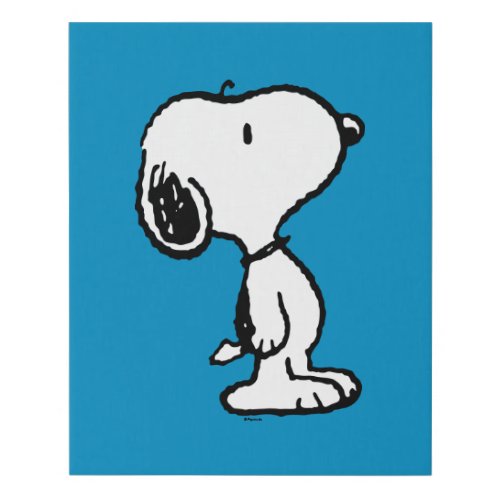 Snoopy Classic Comics Faux Canvas Print