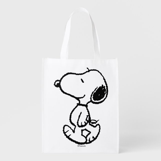 Snoopy Classic Comics Grocery Bag (Front)