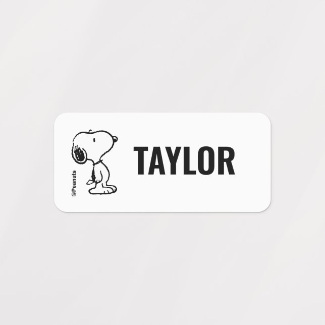 Snoopy Classic Comics Kids' Labels (Design 1)