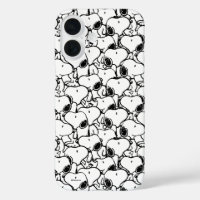 Snoopy Classic Comics Pattern iPhone 16 Case