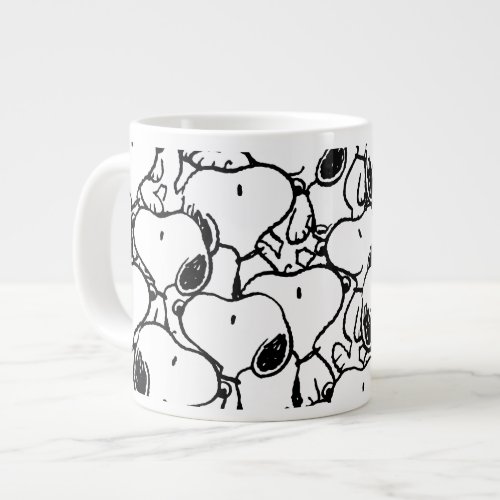 Snoopy Classic Comics Pattern Giant Coffee Mug