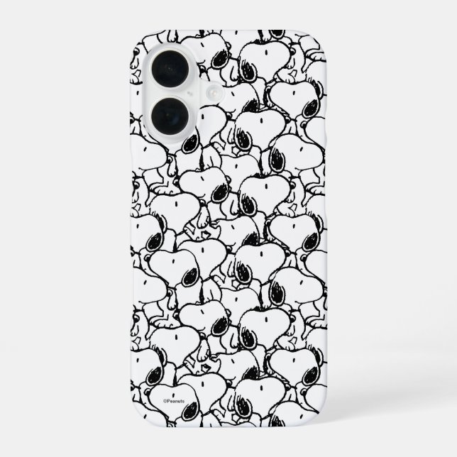 Snoopy Classic Comics Pattern Iphone Case (Back)