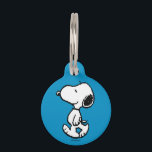 Snoopy Classic Comics Pattern Pet ID Tag<br><div class="desc">Take a look at this super cute design featuring Snoopy in many poses pattern.</div>