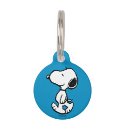 Snoopy Classic Comics Pattern Pet ID Tag