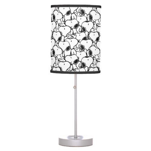 Snoopy Classic Comics Pattern Table Lamp
