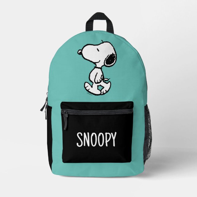 Snoopy Classic Comics Printed Backpack (Front)