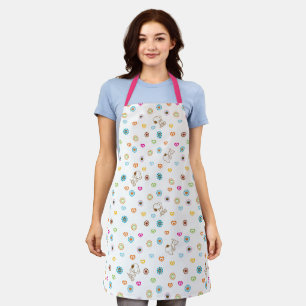 Snoopy Colorful Hearts Pattern Apron