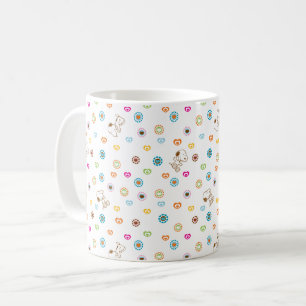 Snoopy Colorful Hearts Pattern Coffee Mug