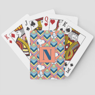 Snoopy Deco Dreams Pattern Playing Cards