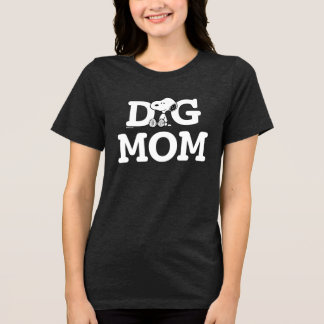 Snoopy | Dog Mom T-Shirt Tri-Blend Shirt