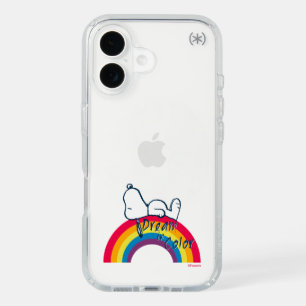 Snoopy Dream in Color Rainbow iPhone 16 Case