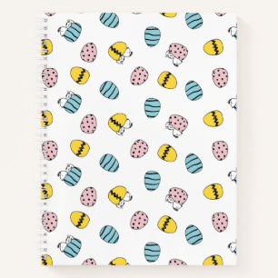 Snoopy Easter Egg Pattern Notebook