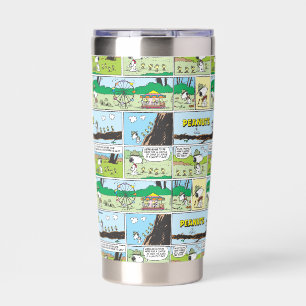 Snoopy & Friends   Go Camping Insulated Tumbler