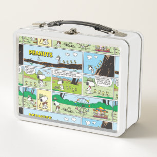 Snoopy & Friends Go Camping Metal Lunch Box