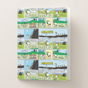 Snoopy & Friends   Go Camping Pocket Folder
