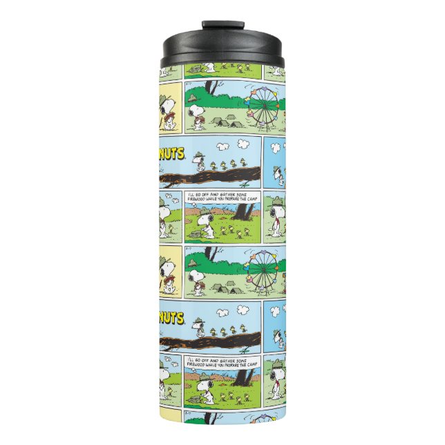 Snoopy & Friends | Go Camping Thermal Tumbler (Front)