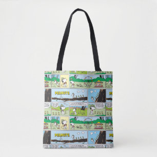 Snoopy & Friends Go Camping Tote Bag