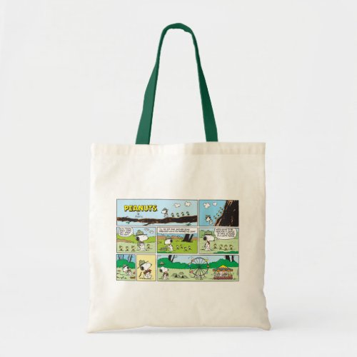 Snoopy  Friends  Go Camping Tote Bag