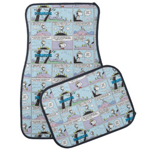 Snoopy & Friends Go Hiking Car Floor Mat