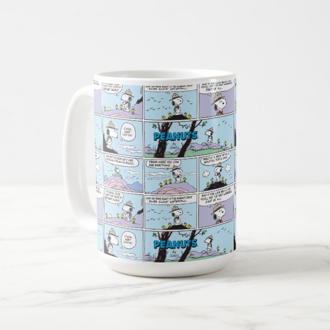 Snoopy & Friends | Go Hiking Coffee Mug (Front Left)