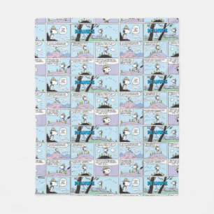 Snoopy & Friends Go Hiking Fleece Blanket
