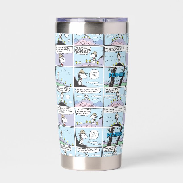 Snoopy & Friends | Go Hiking Insulated Tumbler (Front)