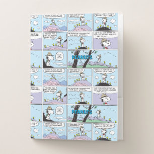 Snoopy & Friends   Go Hiking Pocket Folder