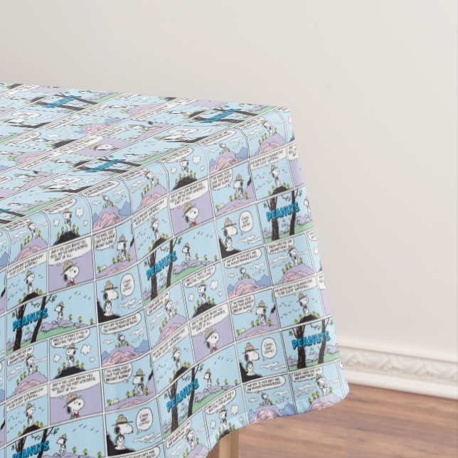 Snoopy & Friends | Go Hiking Tablecloth (In Situ)