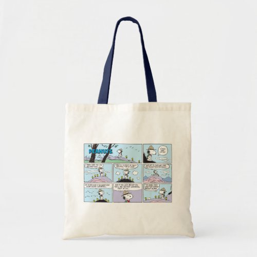 Snoopy  Friends  Go Hiking Tote Bag