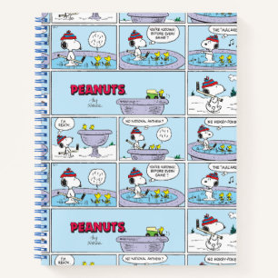 Snoopy & Friends Hockey Game Notebook