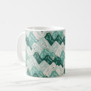 Snoopy Great Outdoors Pattern Coffee Mug