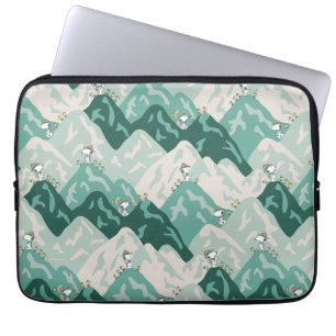 Snoopy Great Outdoors Pattern Laptop Sleeve