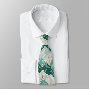 Snoopy Great Outdoors Pattern Neck Tie