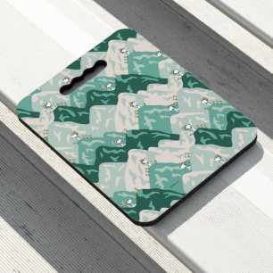 Snoopy Great Outdoors Pattern Seat Cushion