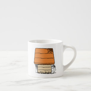 Snoopy Halloween Spider Web Doghouse Espresso Cup