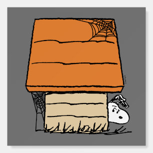 Snoopy Halloween Spider Web Doghouse Foam Board