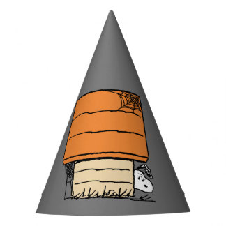 Snoopy Halloween Spider Web Doghouse Party Hat