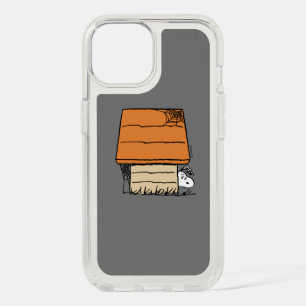 Snoopy Halloween Spider Web Doghouse iPhone 15 Case