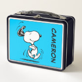 Snoopy Joe Preppy Houndstooth Pattern Metal Lunch Box