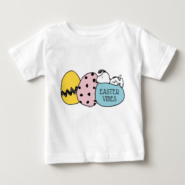 Snoopy - Happy Easter Baby T-Shirt (Front)