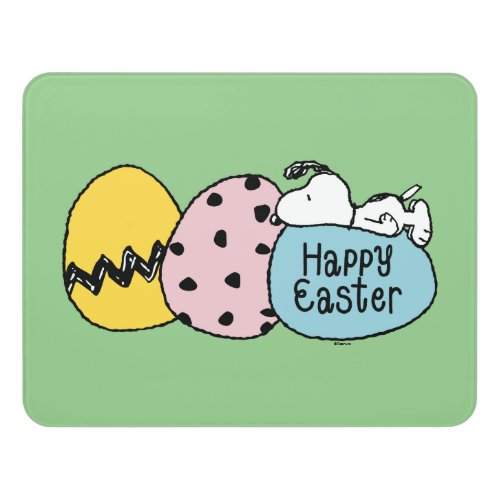 Snoopy _ Happy Easter Door Sign