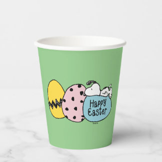 Snoopy - Happy Easter Paper Cups