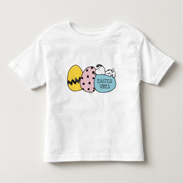 Snoopy - Happy Easter Toddler T-shirt (Front)