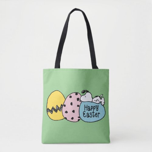 Snoopy _ Happy Easter Tote Bag