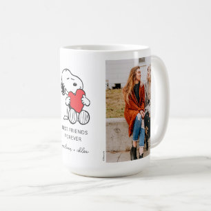 Snoopy Heart Best Friends - Photo Coffee Mug